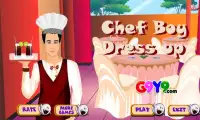 chef boy dress up Screen Shot 0
