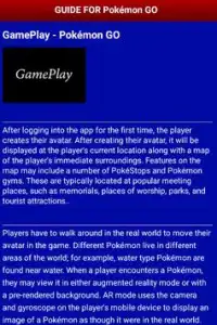 Guide For Pokémon GO 1 Screen Shot 2