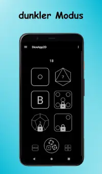 Würfel App 2D: Symbole, Farben, Zahlen und Wörter Screen Shot 6