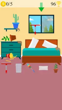 house room cleaning game Screen Shot 1