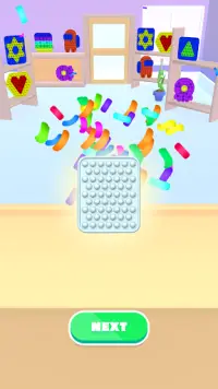 Paint Pop It! Art coloring games. Fun fidget toys Screen Shot 2