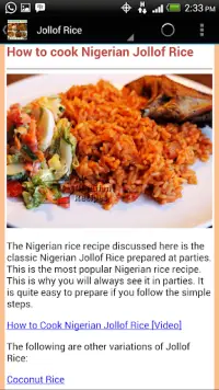 Nigerian Food Recipes Screen Shot 5