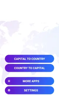 Capital Cities Quiz Game Screen Shot 1