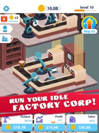 Idle Factory Corp.: Business Tycoon Clicker Games Screen Shot 10