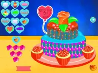 cake decorating game Screen Shot 2