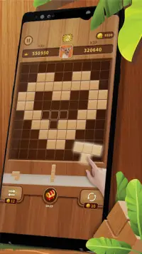 ウッディブロックパズル99 - 古典的なブロックパズルゲーム(Wood Block Puzzle) Screen Shot 2