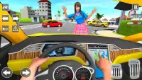 Taxi car Driving Simulator 3D Screen Shot 3