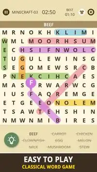 WordSearch Topic For Minecraft Screen Shot 1