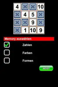 Zahlen Memory Screen Shot 3