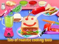 هوس شاحنة الغذاء - لعبة طبخ الاطفال Screen Shot 9