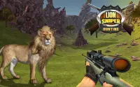 Gioco di caccia di Lion Sniper - Animali di safari Screen Shot 3