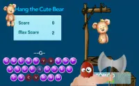 Hang the Cute Bear Screen Shot 0