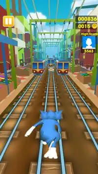 Subway Tom Surfer rush Screen Shot 1