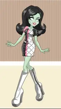 Monsters Girls  Style Fashion Dress Up Game Screen Shot 2