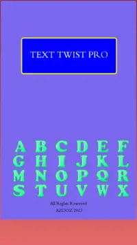 Text Twist Pro Screen Shot 0