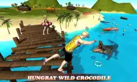 Echte Hongaarse Wild Crocodile Attack 2017 Screen Shot 1