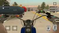 Moto Rider in Heavy Traffic Screen Shot 4