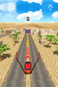 Car Stunts Slingshot Games Screen Shot 1