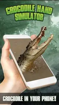 Simulador de mão de crocodilo Screen Shot 2