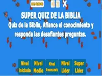 SUPER QUIZ DE LA BIBLIA (JUEGOS BIBLICOS) Screen Shot 0