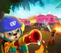 Puppy Hero: Train Fire Rescue Screen Shot 5