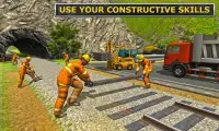 Sim di costruzione di tunnel ferroviari: giochi di Screen Shot 1