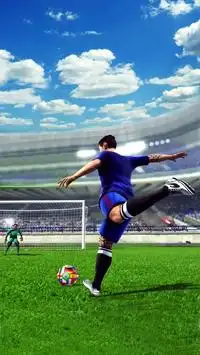 Flick Soccer Shoot League  Football Kick Cup Screen Shot 3