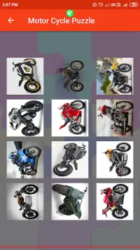 Motor Cycle Puzzle Screen Shot 3