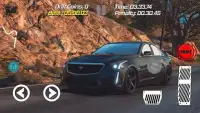 Drift Racing Cadillac CTS-V Simulator Game Screen Shot 2