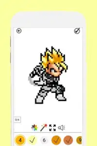 Sayen Pixel draw & color by number Screen Shot 0