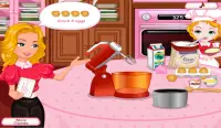 pastel de cocina - juegos de niñas Screen Shot 1