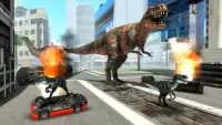 Robot vs Dinosaur Rampage : Dinosaur Hunting Games Screen Shot 4
