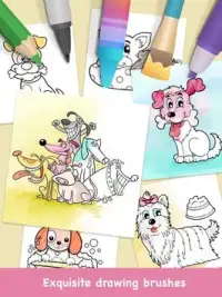 Dog Coloring Books Screen Shot 9
