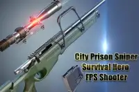 City Prison Sniper Survival Hero - FPS Game Screen Shot 5