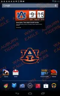 Auburn Tigers Live Clock Screen Shot 10