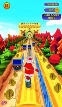 Subway Santa Rush - Santa Claus Running Game Screen Shot 8