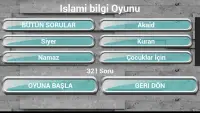 Islami Bilgi Oyunu - Islami Kelime Oyunu Screen Shot 1