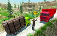 Cargo Truck Driving Simulator | Offroad Truck Screen Shot 4