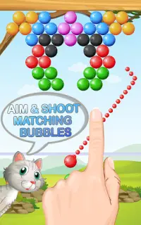 Bubble Spiele Cats Screen Shot 2