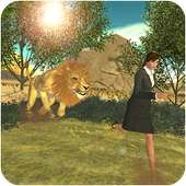Angry Lion Village Attack - Wild Lion Simulator 3D