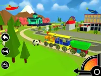 3D Jogo de trem de brinquedo Screen Shot 4