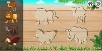Game puzzle pendidikan hewan untuk anak-anak Screen Shot 5