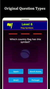 World Flags Quiz Game Screen Shot 2