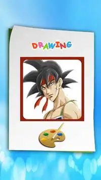 How to draw Dragon Ball Z Characters (DBZ Games) Screen Shot 0