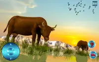 wild angry bull attack simulator Screen Shot 1