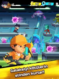 BoBoiBoy Galaxy Run: Dünyayı Uzaylılardan Koru! Screen Shot 10