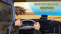 Drive KAMAZ Safari Simulator Screen Shot 0