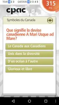 CPAC Quiz Canada Screen Shot 3