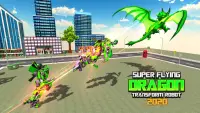 Super flying dragon transform robot 2020 Screen Shot 4
