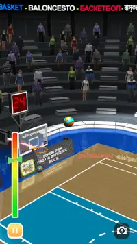 مسابقة تسديد كرة السلة ثلاثية الأبعاد - Basketball Screen Shot 19